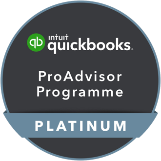 We’re a Platinum Partner on Quickbooks’ ProAdvisor Programme.